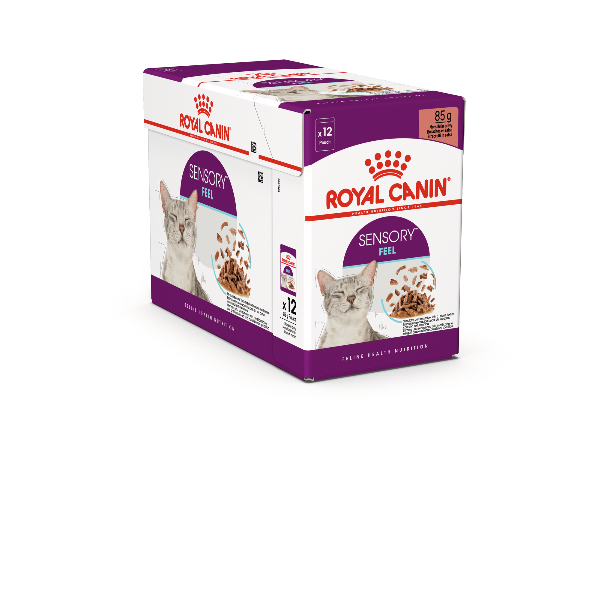 Royal Canin - Feline Sensory Feel Gravy 85 g x 12 kpl - annospussit - Kissat - Kissanruoka - Märkäruoka