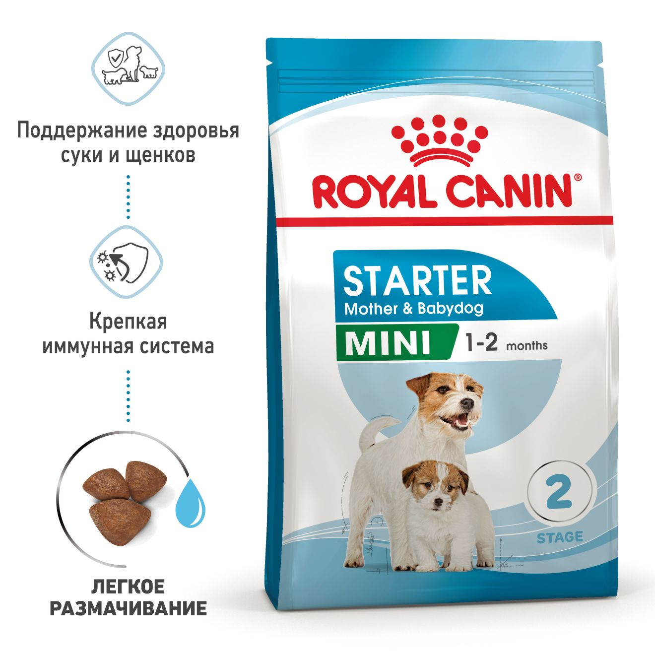 Starter Mother & Babydog - Mini