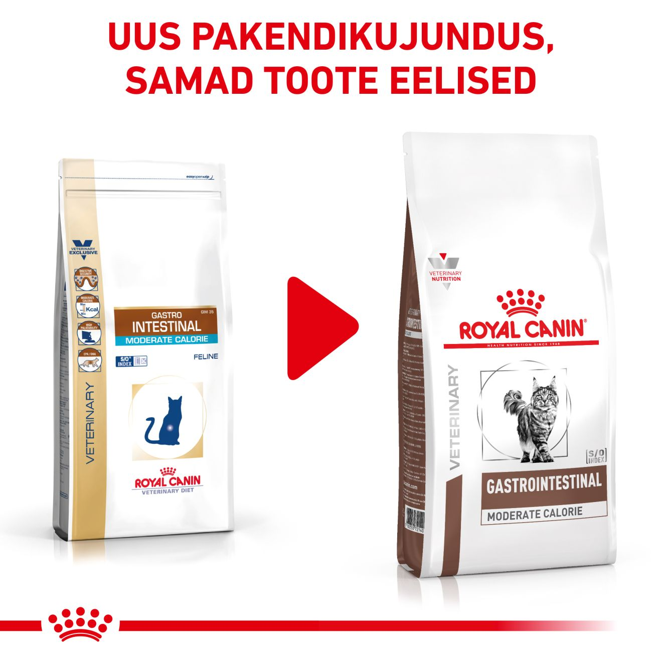 Royal Canin Gastrointestinal Moderate Calorie Cat kuivtoit