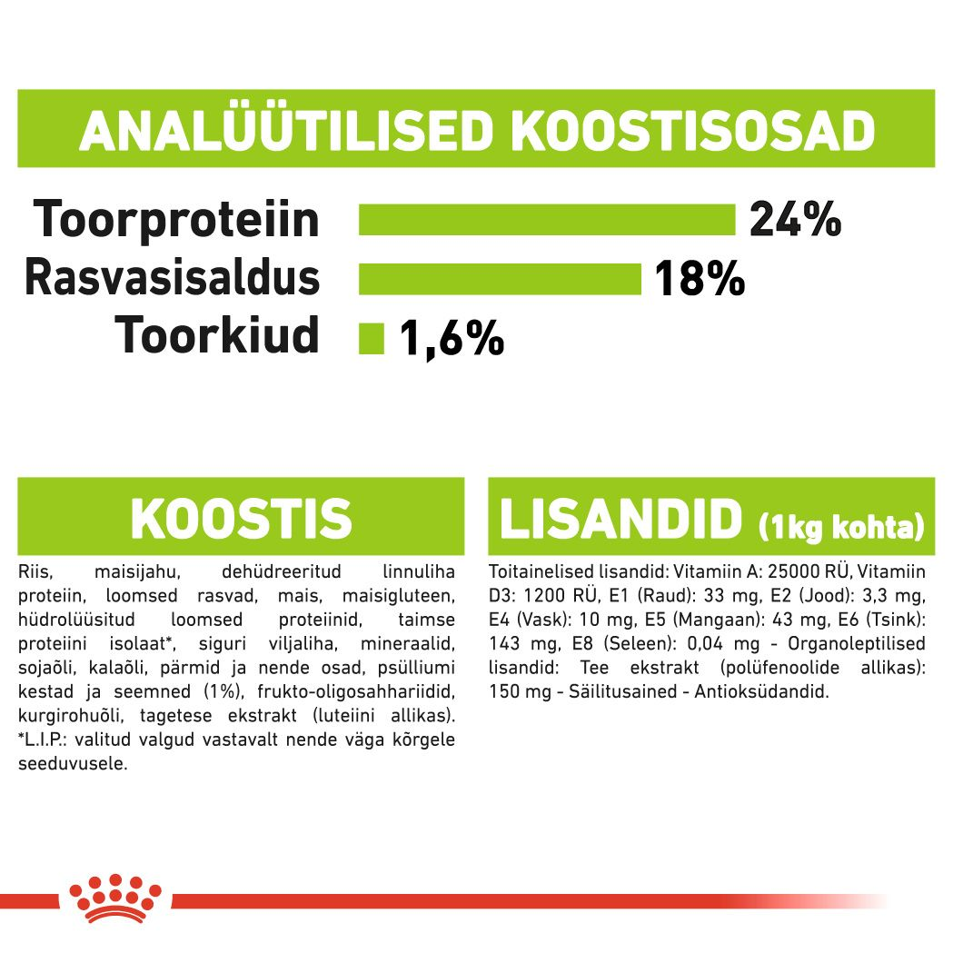 Royal Canin X-Small Adult 8+ kuivtoit