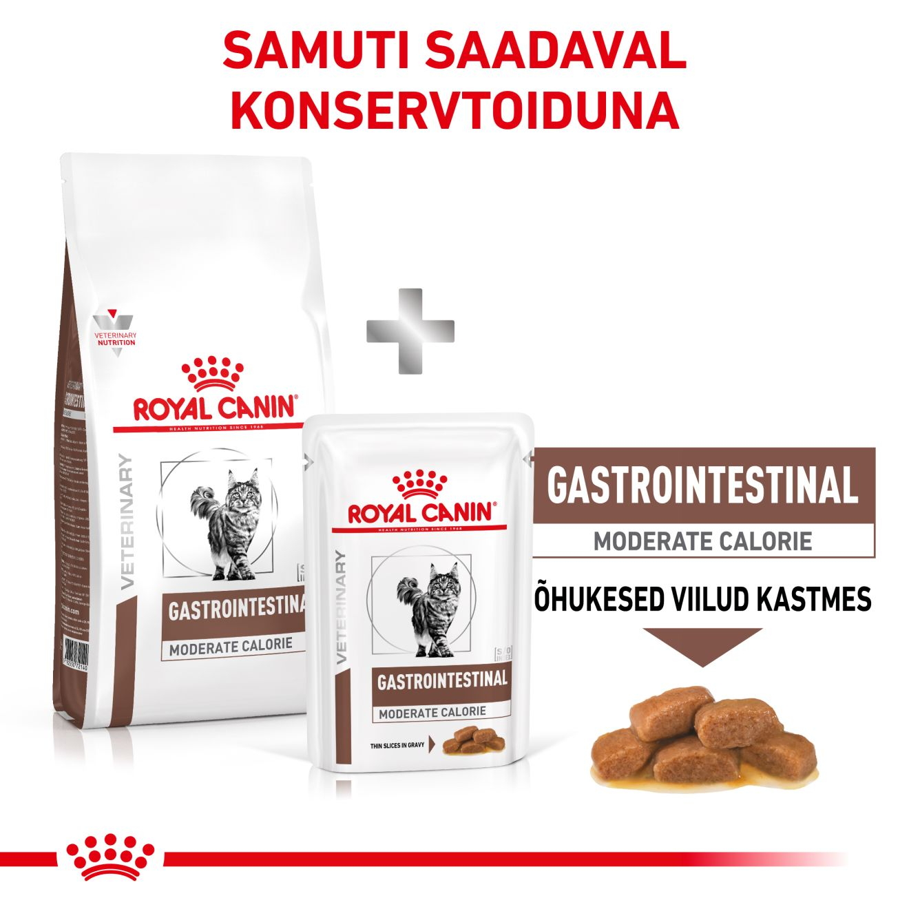 Royal Canin Gastrointestinal Moderate Calorie Cat kuivtoit