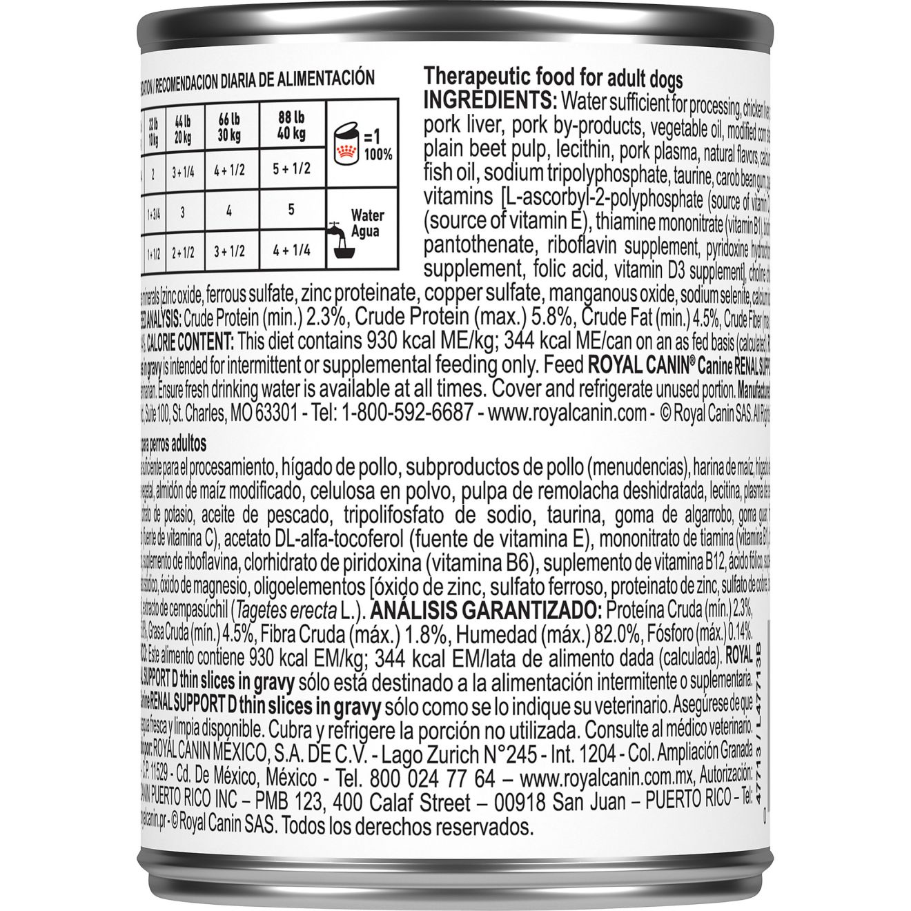 Canine Renal Support D thin slices in gravy | Royal Canin US