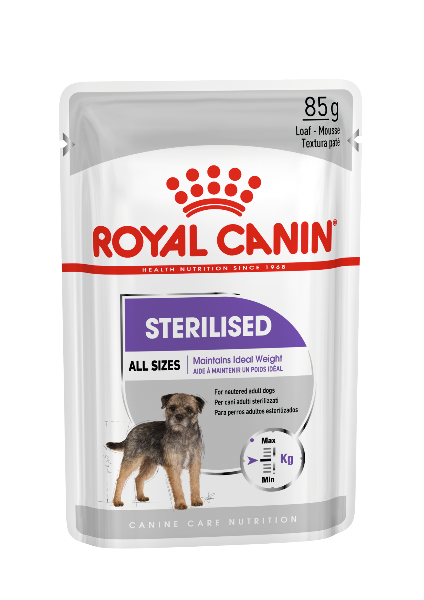 neutered royal canin dog
