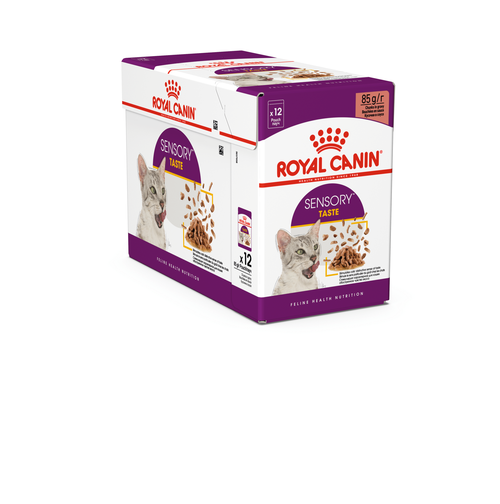Royal Canin - Sensory Taste Gravy Adult Våtfoder för katt 85 g x 12 st - Katt - ZOO.se