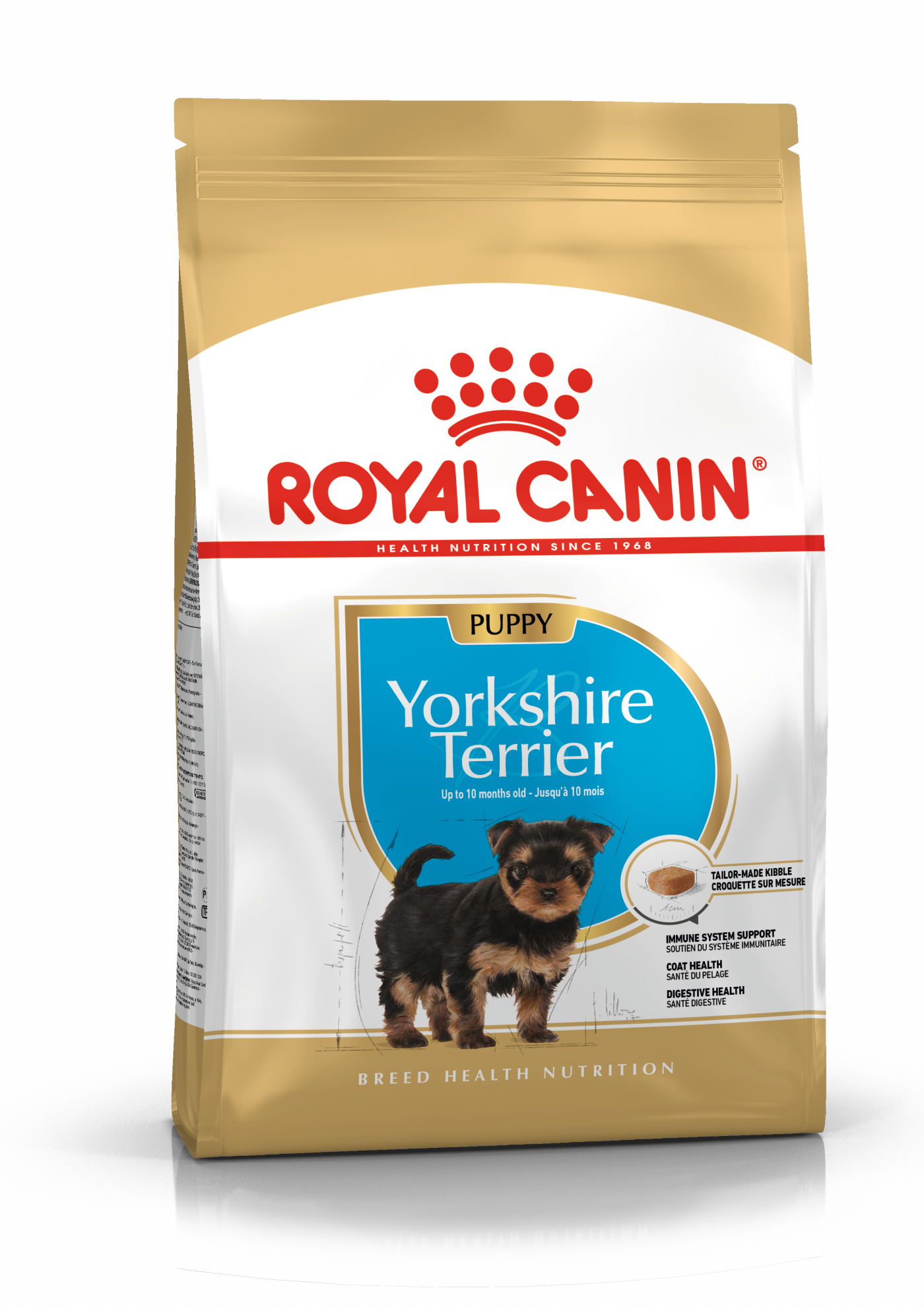 Debilitar gancho graduado Yorkshire Terrier Puppy dry | Royal Canin