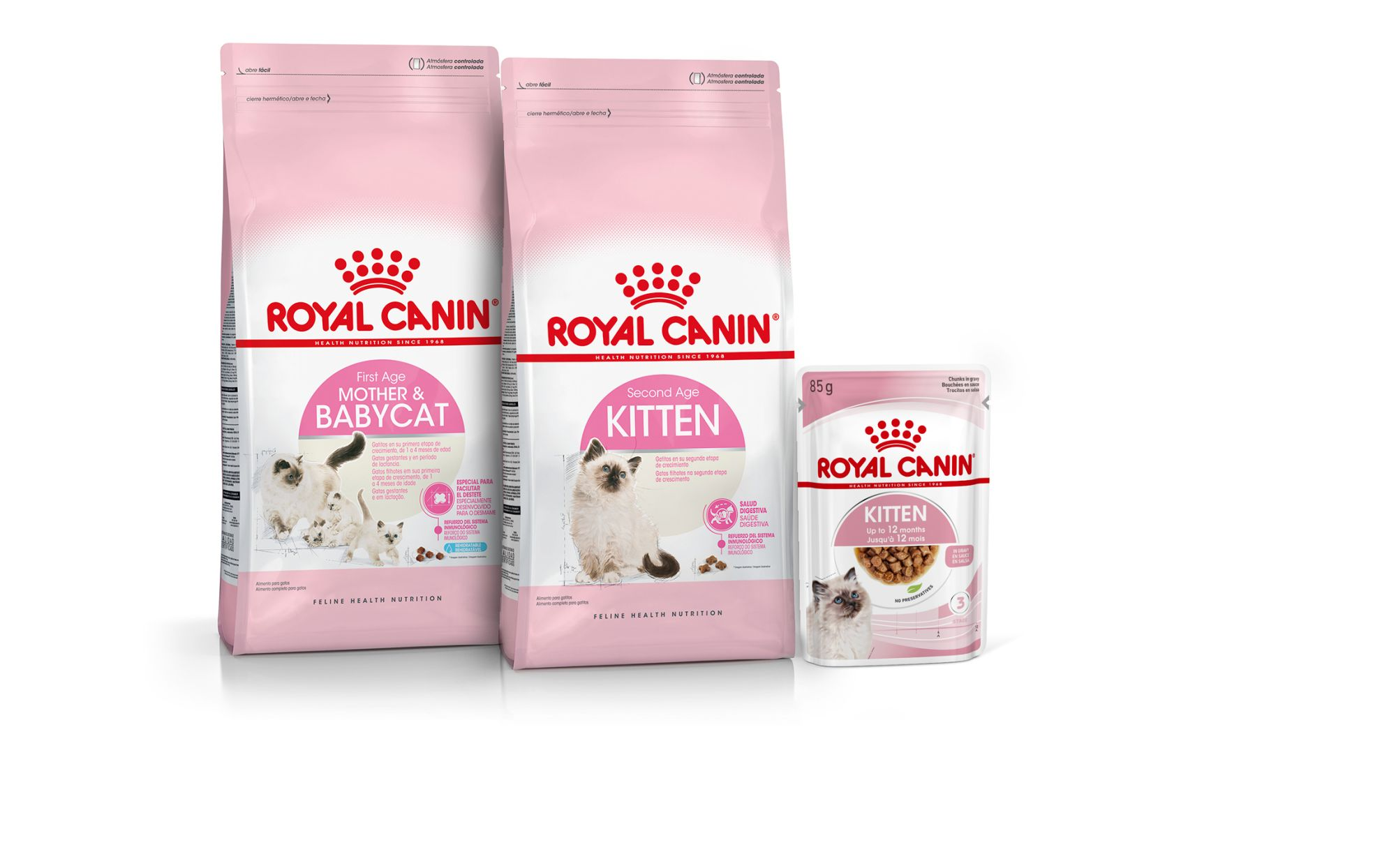 Programa de Crecimiento para gatitos de Royal Canin - Fórmulas Kitten