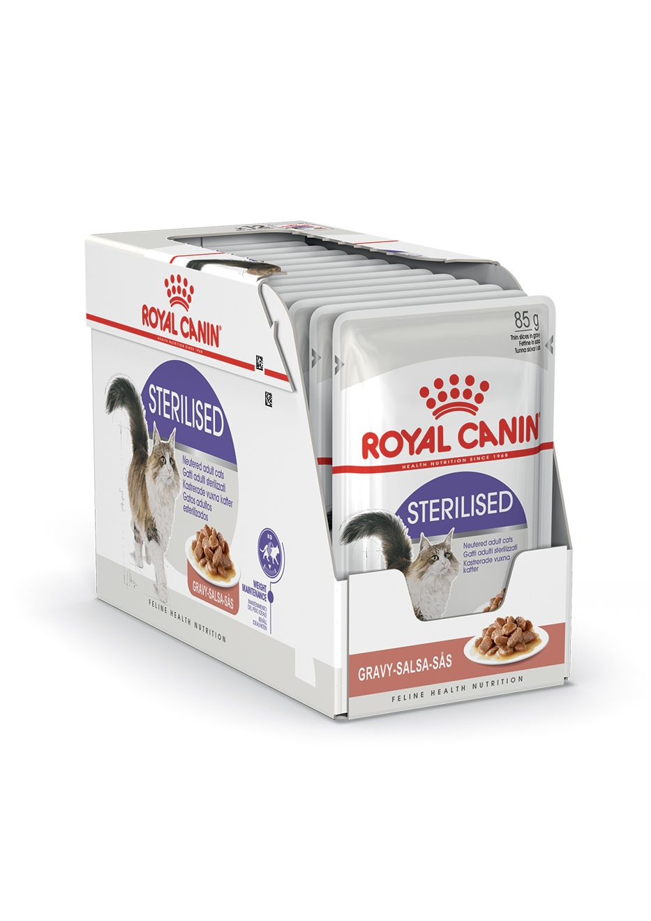 Émincé en sauce pour chats pour dilution de l'urine Urinary S/O 12×85g – Royal  canin - Pet & Co