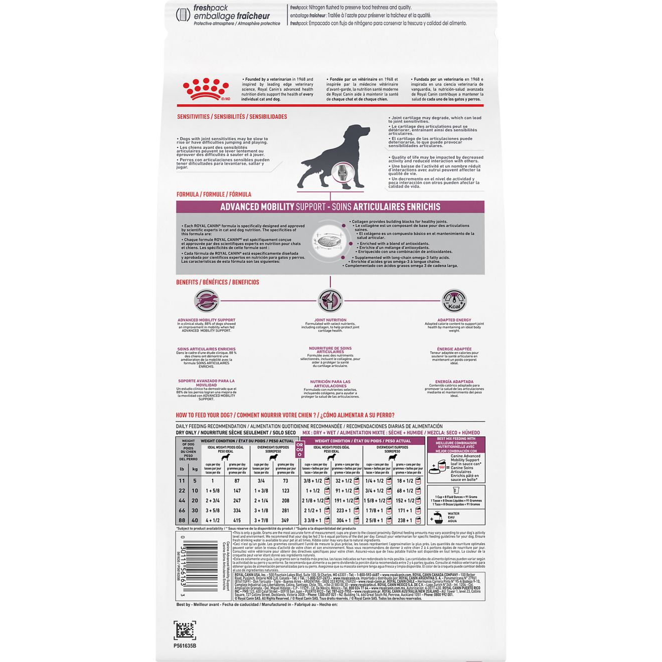 Royal canin mobility outlet support dog food