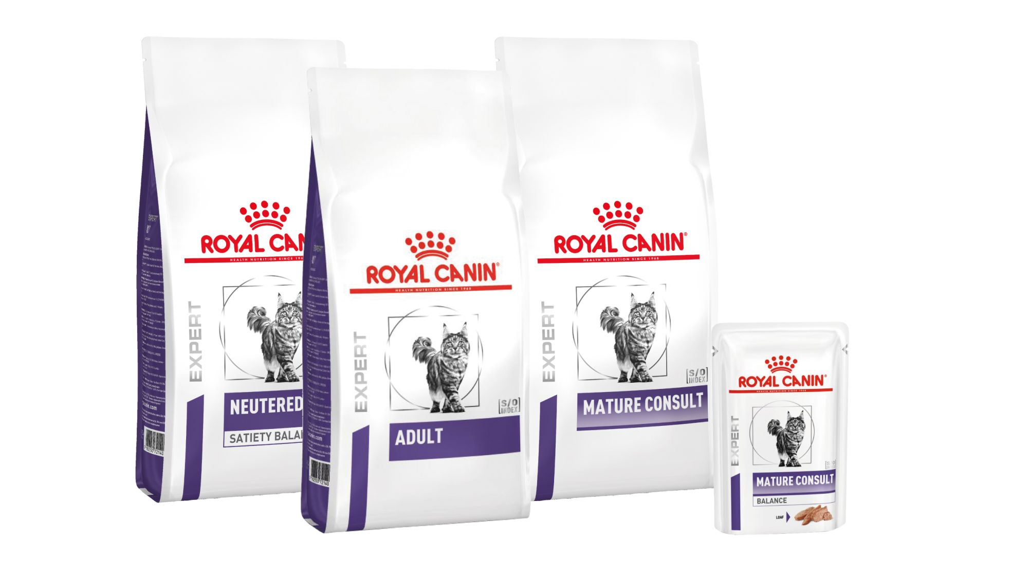 Cat vet range pack shot