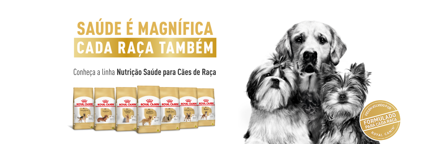 Breed Saude Magnifica Cada Raca Tambem Banner Hero LP