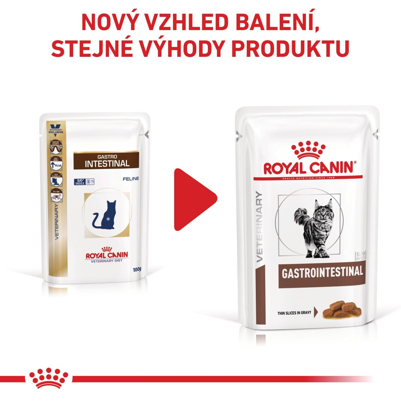 ROYAL CANIN GastroIntestinal Cat Wet kapsička ve šťávě pro kočky trpící onemocněním trávicího traktu