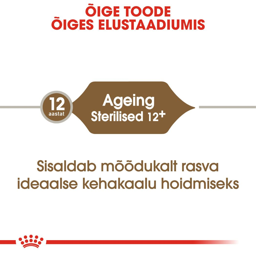 Royal Canin Ageing Sterilised 12+ kuivtoit