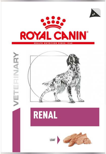 VHN-VITAL SUPPORT-RENAL DOG WET LOAF CAN 410GR-FACING