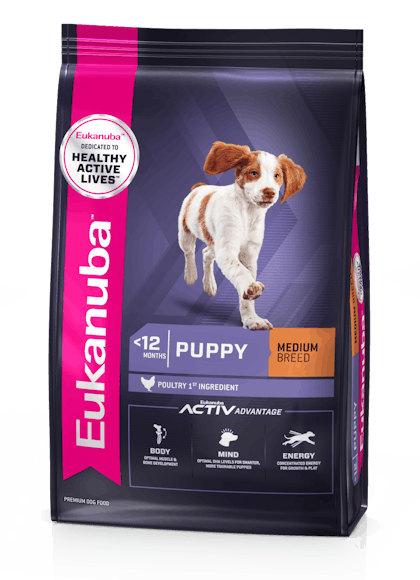 Eukanuba – Puppy Medium Breed_3D Right Justified