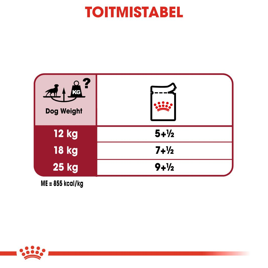 Royal Canin Medium Adult konserv (tükid kastmes)