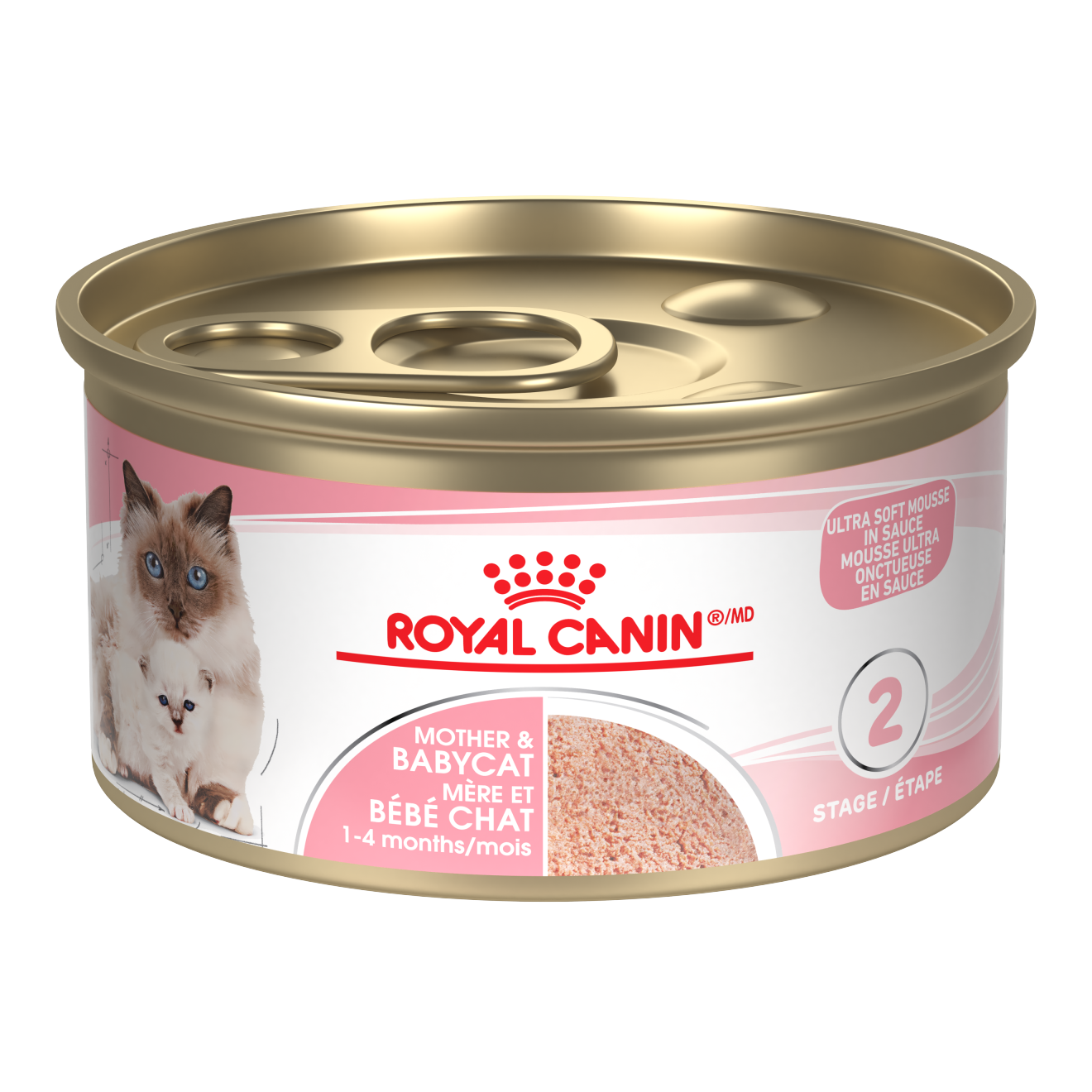 Mother & Babycat Ultra Soft Mousse in Sauce Canned Cat Food