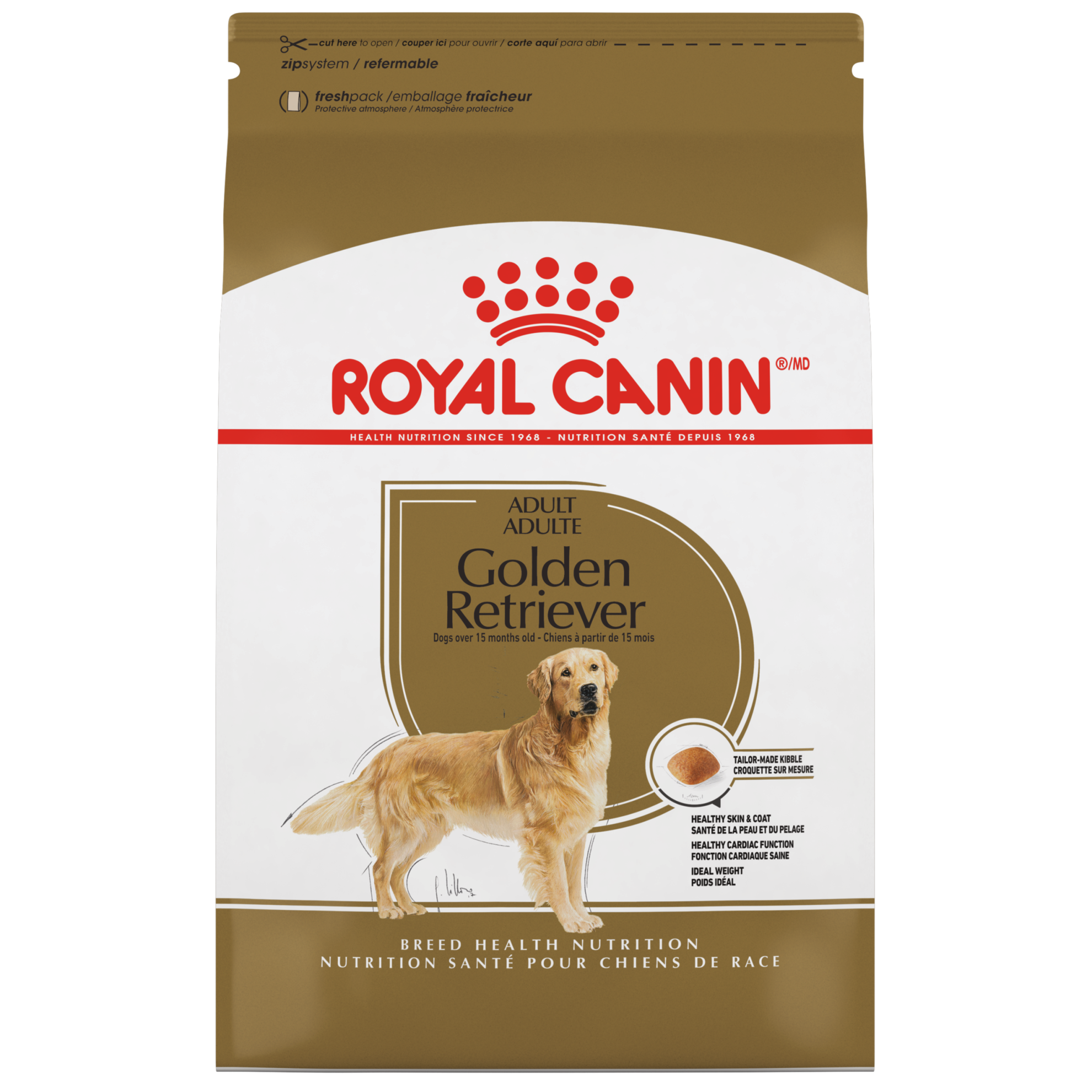 GOLDEN RETRIEVER ADULTE – nourriture sèche pour chiens