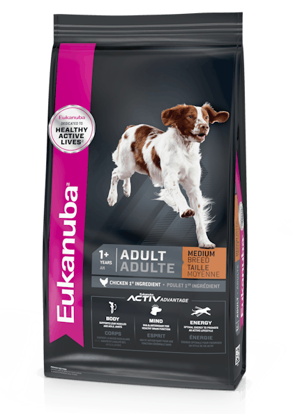 EUKANUBA - ADULT MEDIUM BREED - PACKSHOT - EN/FR