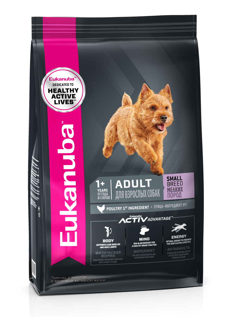 Сухой корм Eukanuba Adult 1+ Small Breed с курицей | Eukanuba