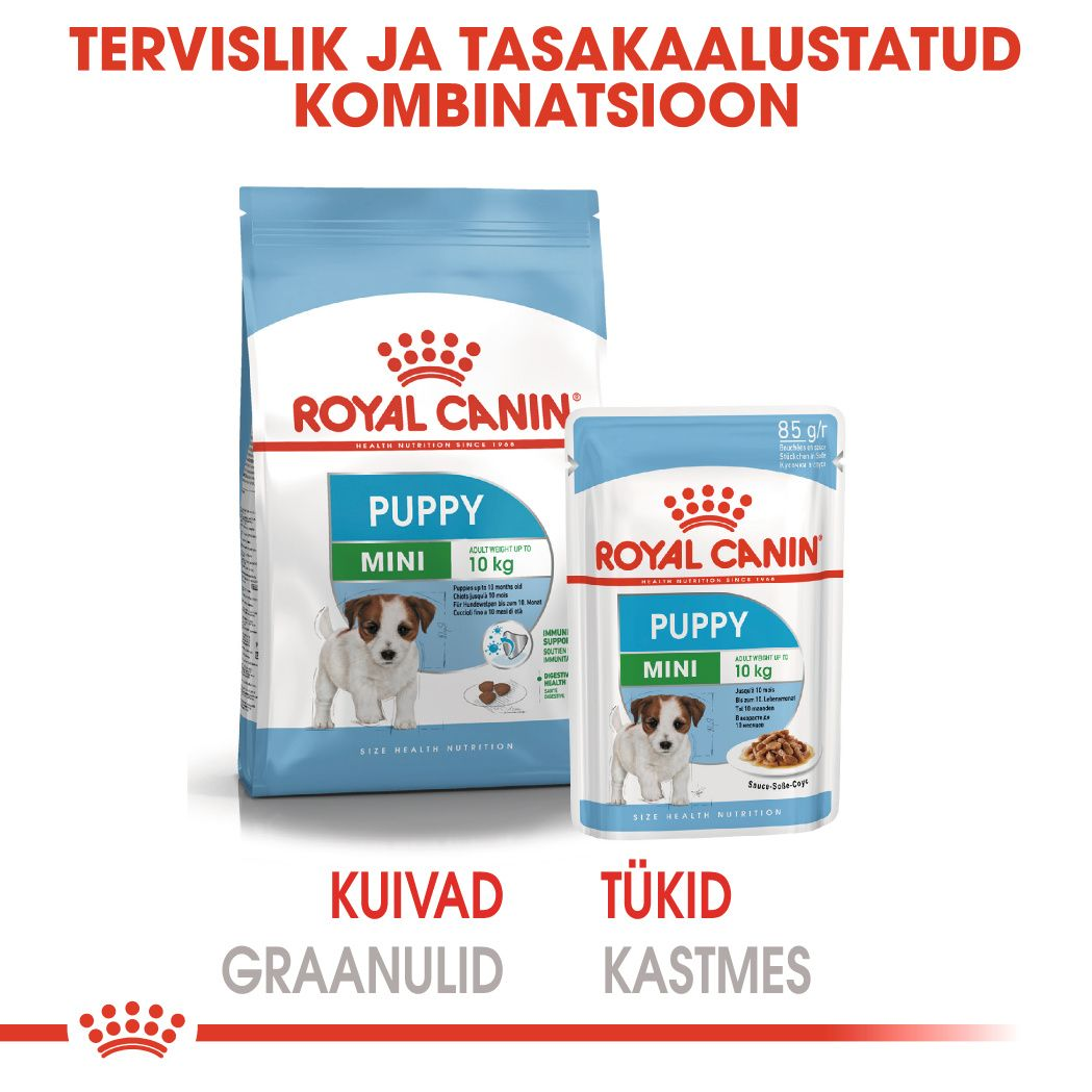 Royal Canin Mini Puppy konserv (tükid kastmes)