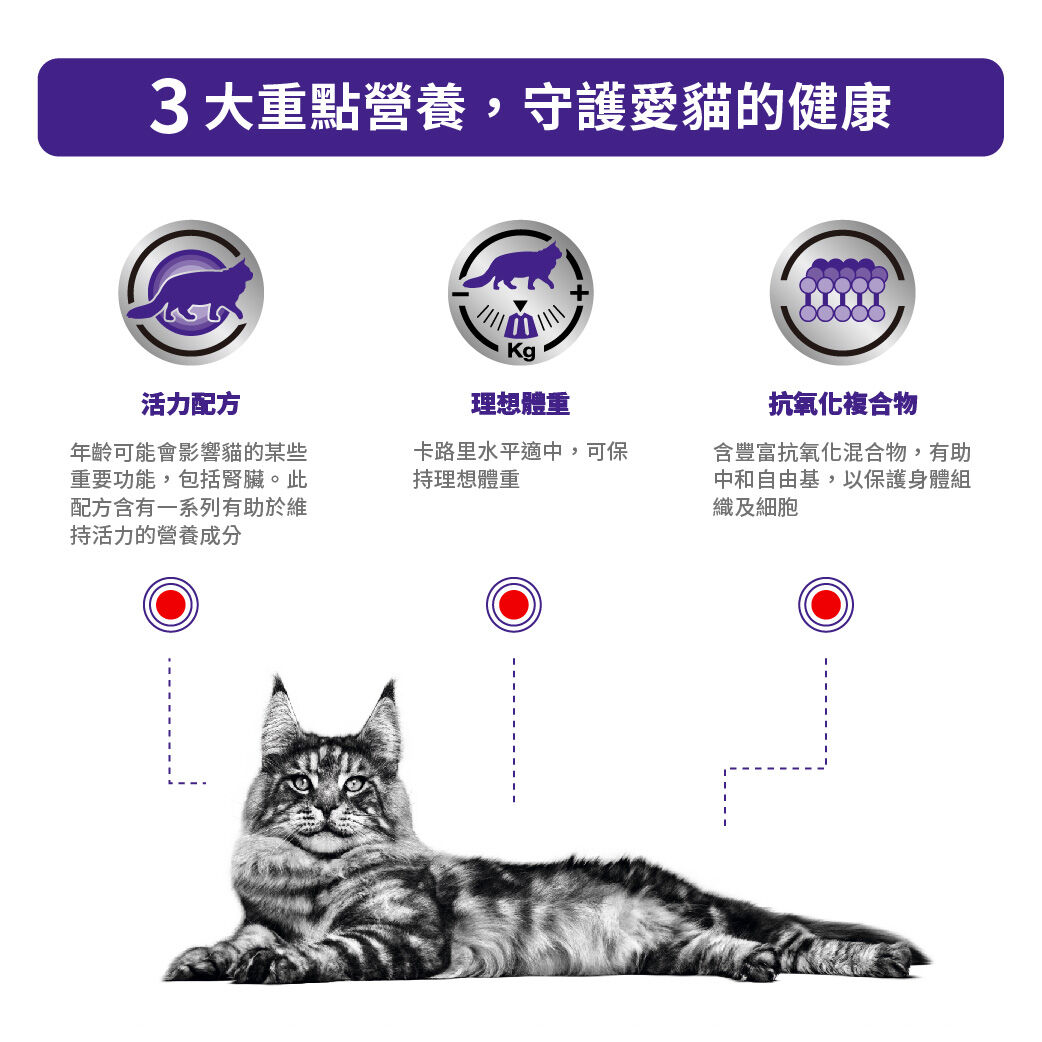 老貓均衡營養健康管理袋裝濕糧（肉塊）