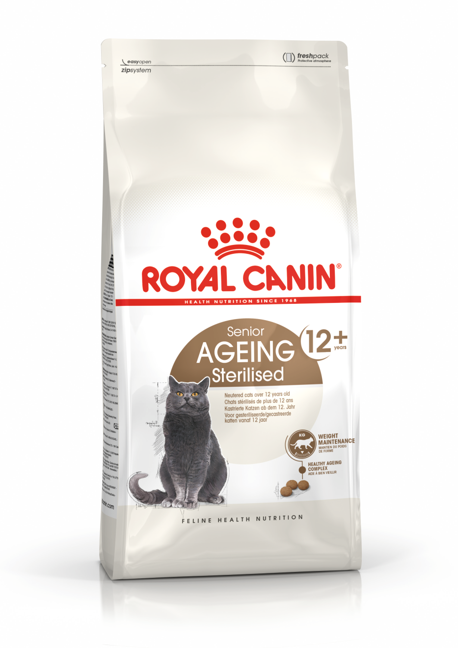 Royal Canin - Feline Senior Aldring Sterilisert +12 4 kg - Katt - Kattefôr & kattemat - Tørrfôr for katt - ZOO.no
