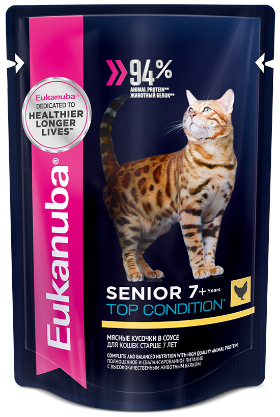 Влажный корм Eukanuba Senior 7+ Top Condition с курицей | Eukanuba