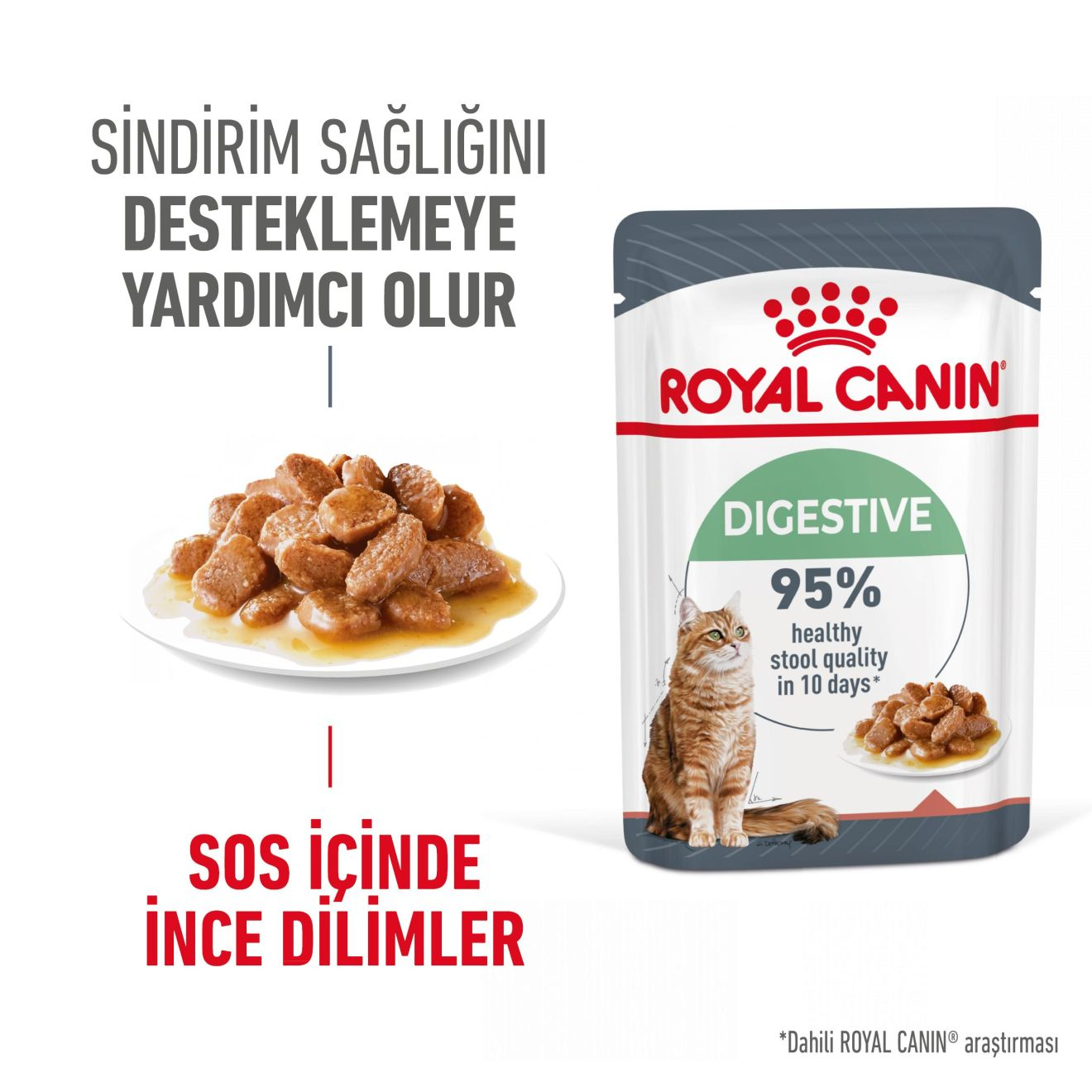 Digestive Care Yetişkin Kedi Yaş Maması