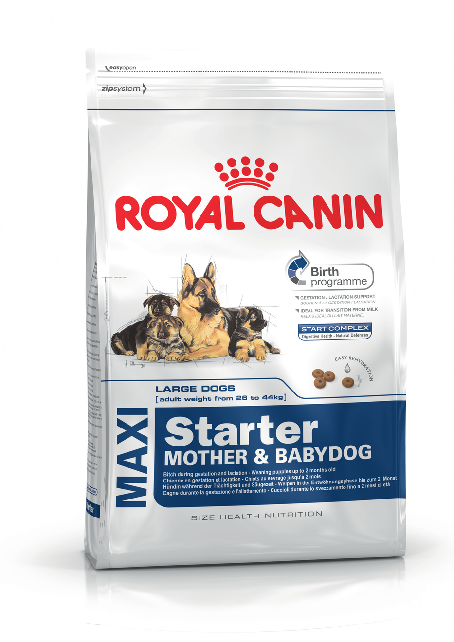 royal canin maxi puppy feeding chart