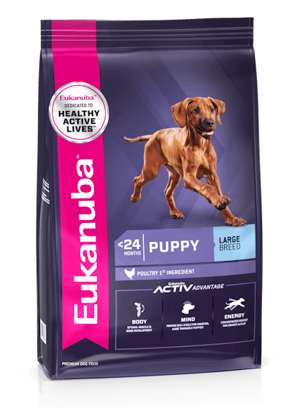 Eukanuba Puppy Large Breed – 3D Left Justified – ANZ