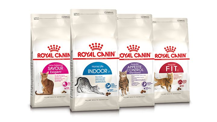 Feline health nutrition range pack shot