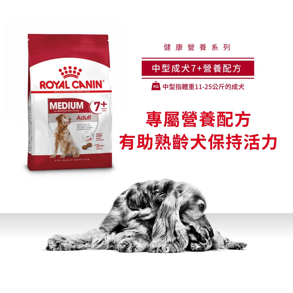 SHN 中型成犬7+歲營養配方